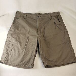 Carhartt Cotton Cargo Shorts in O.D. Green - Men's size 42